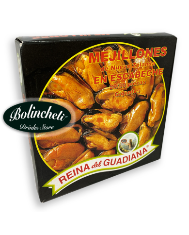 Mejillón Gigante del Pacífico lata 20/30 piezas.  
