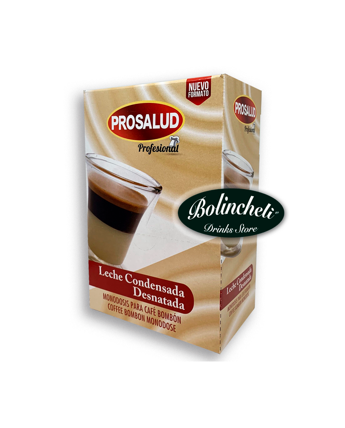 Leche condensada desnatada sobre 25 g. estuche 40 uds.