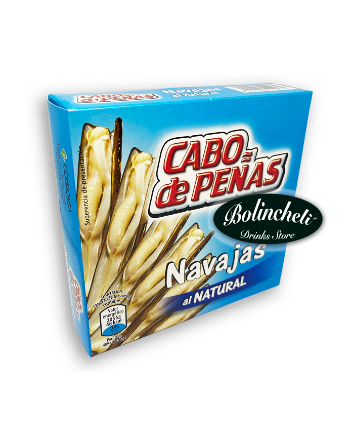 Cabo Peñas Navajas lata 15/25 piezas.