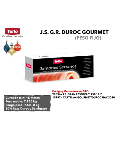 Jamón Gran Reserva Tello Gourmet