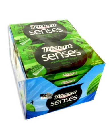 Chicles Trident Senses Rainforest Mint 12 Tabletas