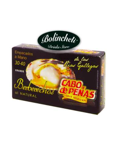 Cabo de Peñas Berberechos Rías lata 30/40piezas. GRAN SELECCIÓN