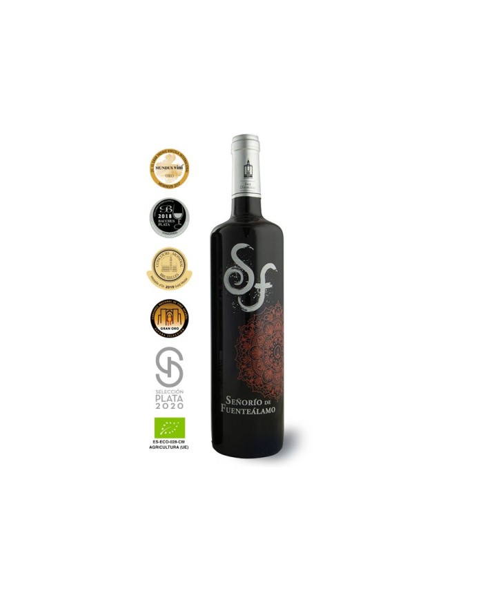 Vino tinto ecológico Señorio de Fuenteálamo 3/4