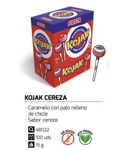 Kojak Chupachups con Chicle sabor Cereza Review