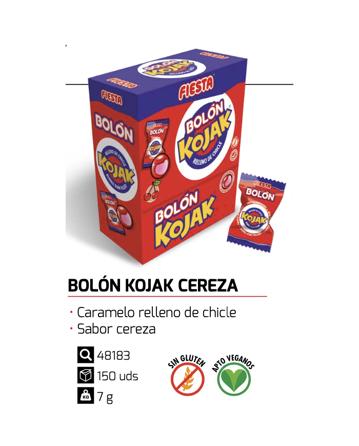 Comprar Bolón - Kojak cereza - Al mejor precio Online