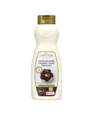 Carte D´or sirope de Chocolate Crunchy botella 1 KG.