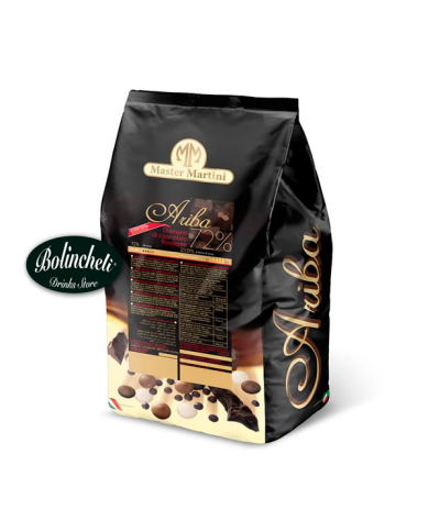Ariba cobertura choco negro 72% bolsa 1 Kg.