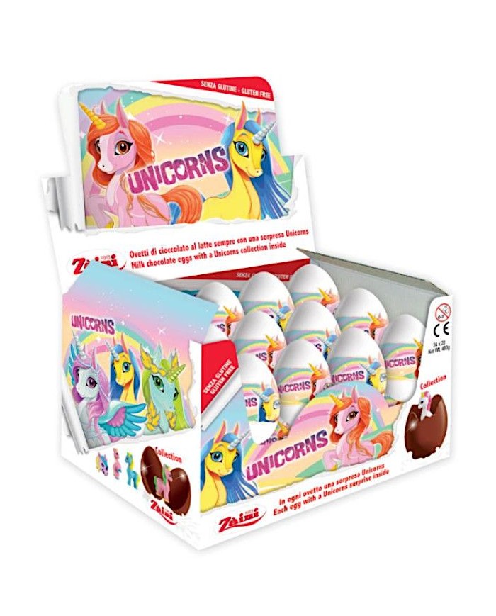 Huevos de chocolate Unicorns C/24