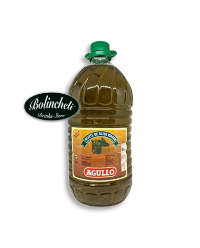 Aceite de Oliva virgen Agulló garrafa Pet 5 L.