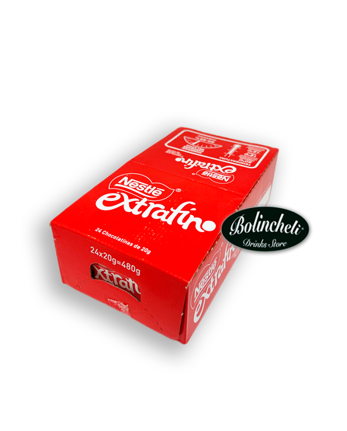 Nestle Extrafino chocolatina de 20g. estuche de 24 uds.