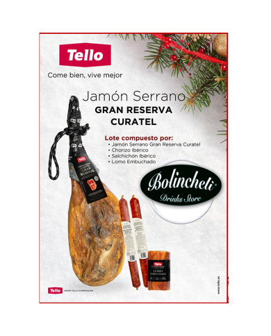 Lote Jamón Gran Reserva Curatel Tello Nº 1 Navidad 2023