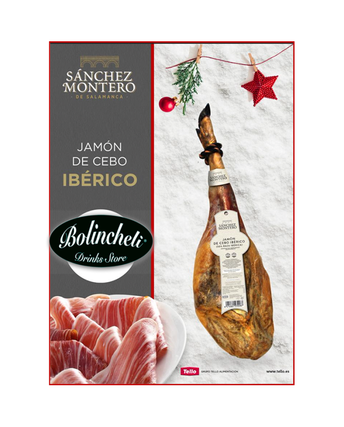Jamón ibérico de cebo Sanchez Montero más de 9 Kgs. aprox.