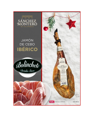 Jamón ibérico de cebo Sanchez Montero más de 9 Kgs. aprox.