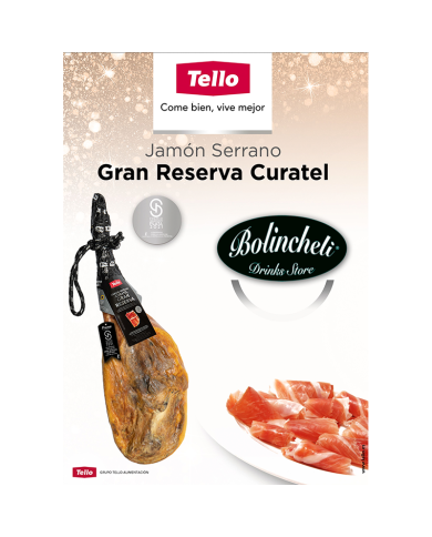 Jamón Gran Reserva Curatel Tello 7.50-8.00 Kgs. aprox.