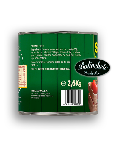 Solis Tomate Frito lata 2.6 kg.