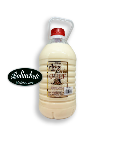 Licor de Crema de Arroz con leche Gulf garrafa pet 3 L.