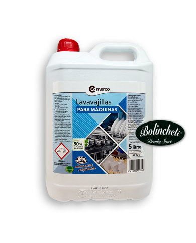 Comerco detergente lavavajillas industrial garrafa de 5 litros