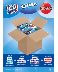 Lote Galletas 2023 con Oreo - Oreo blanco - Mini Chips Ahoy y Mikado