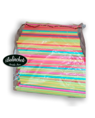 Comprar Cañas de colores biodegradables de PLA bolsa de 500