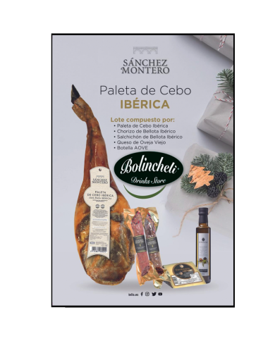 Lote Paleta ibérica de cebo Sanchez Montero