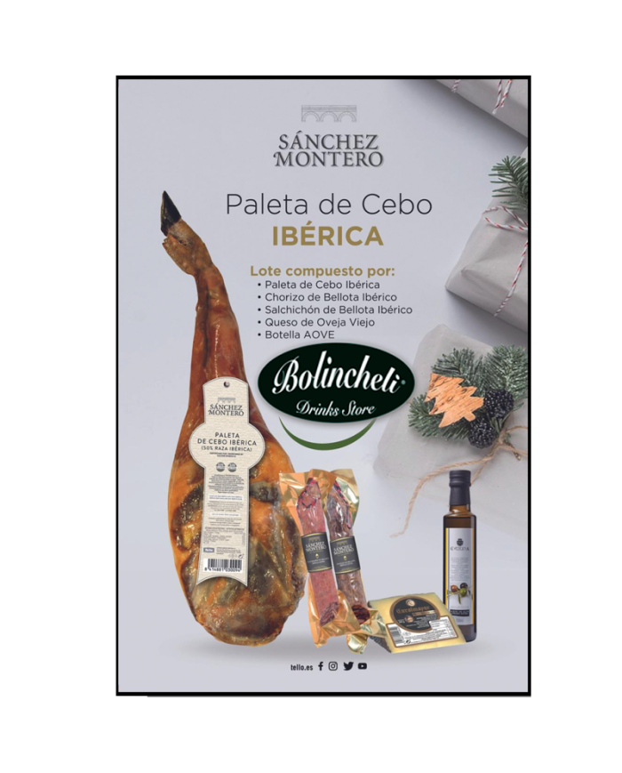 Lote Paleta ibérica de cebo Sanchez Montero