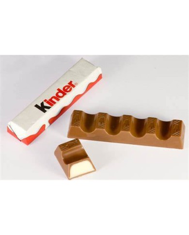 Chocolatina Kinder chocolate pack 4 barritas estuche de 16
