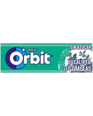Chicles Orbit Eucalipto grageas 30 tabletas