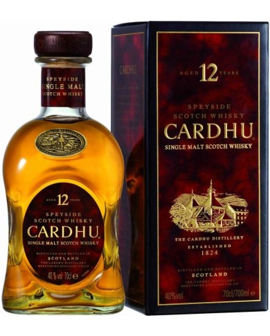 Whisky Cardhu Malt 12 Años 700 ml.