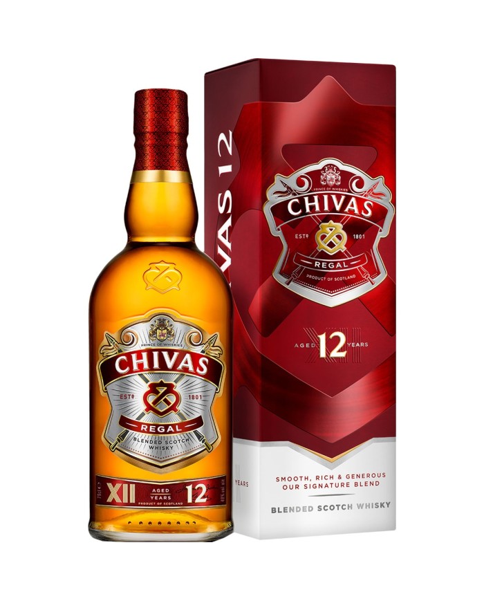 Whisky Chivas Regal Premium 12 Años 700 ml.