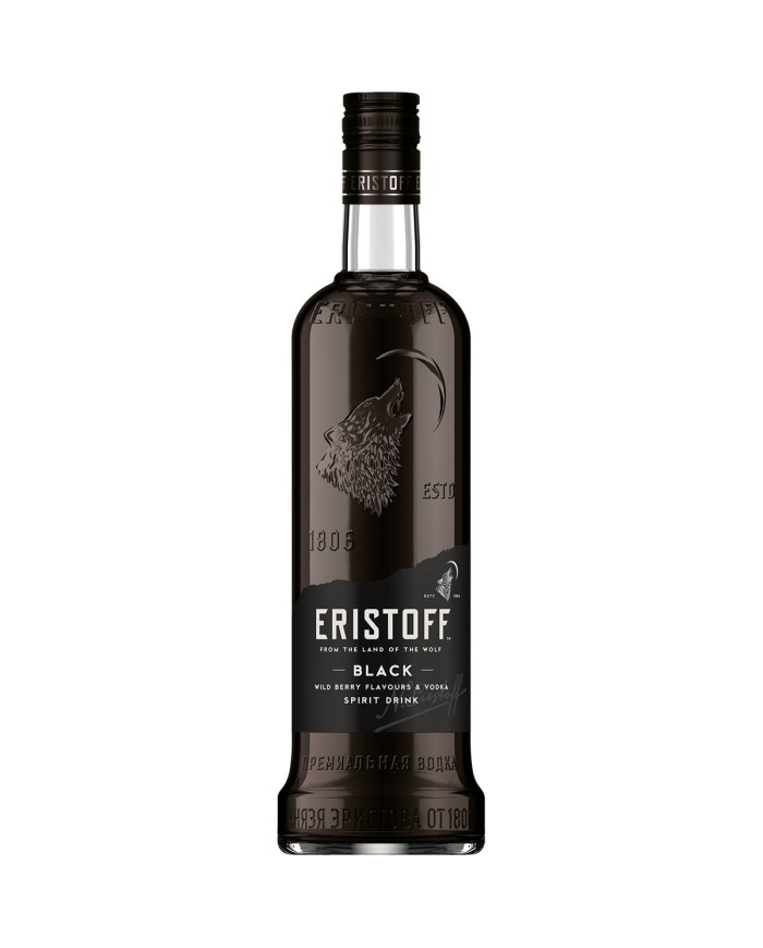 Comprar Vodka Eristoff Black 0.70 al mejor precio Online