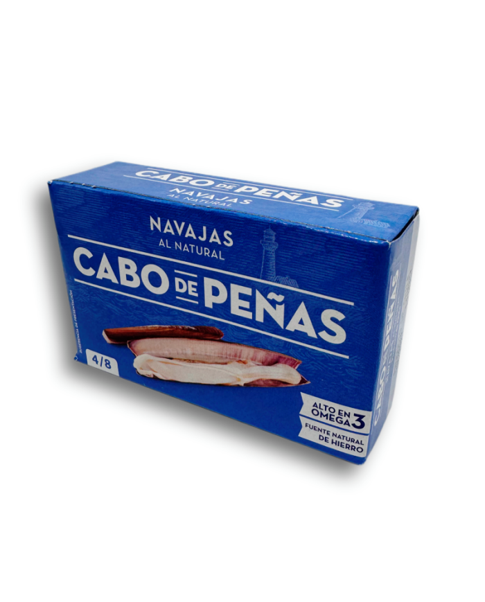 Cabo de Peñas Navajas lata 4/8 piezas.