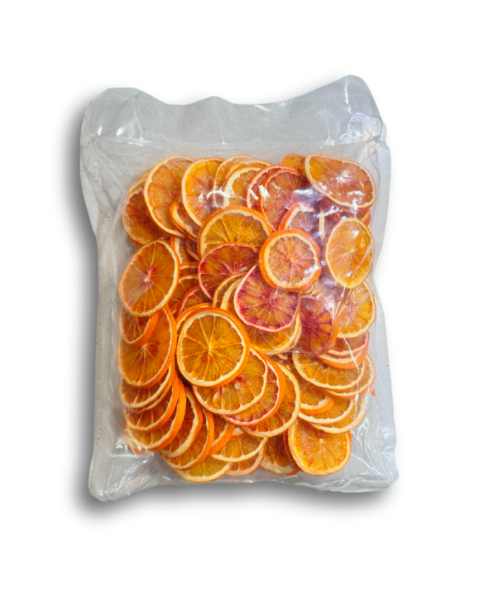 Naranja en rodajas deshidratada bolsa de 250 grs. ( 125 rodajas aprox. )