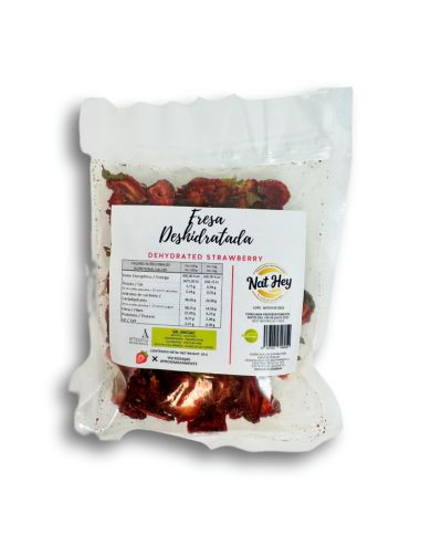 Fresa en láminas deshidratada bolsa de 50 grs. ( 150 láminas aprox. )