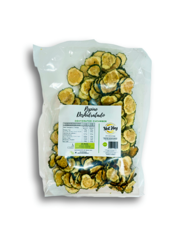 Pepino en rodajas deshidratado bolsa de 50 grs. ( 125 rodajas aprox. )