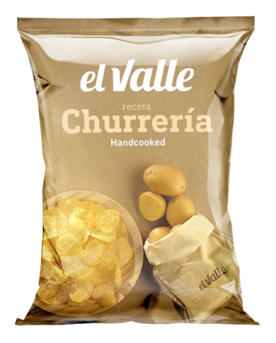 Patatas fritas el Valle churrería en bolsa de 150 gramos caja de 8 bolsas