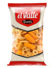 Cocktail de snacks el Valle bolsa de 130 gramos caja de 9 bolsas