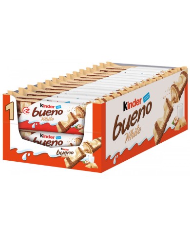 Kinder Bueno White Estuche de 30 unidades