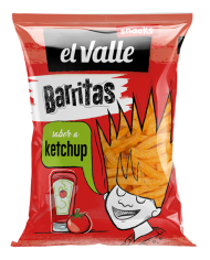 Comprar Barritas de ketchup El Valle bolsa de 80 gramos