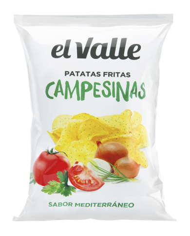Patatas fritas el Valle Campesinas bolsa 130 gramos caja de 10 bolsas