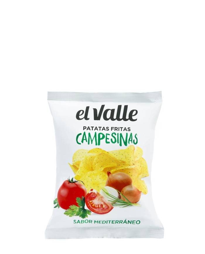 Patatas fritas el Valle Campesinas bolsa de 45 gramos caja de 12 bolsas