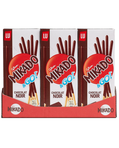Mikado Pocket Lu chocolatina de 39g. estuche de 24 uds.