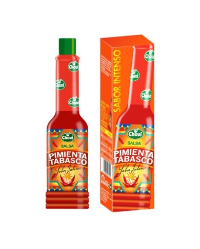 Chovi Salsa Pimienta Tabasco botella 60 g.