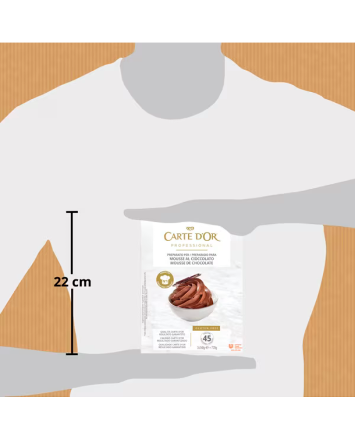 Carte D´or Mousse Chocolate caja 720 gramos