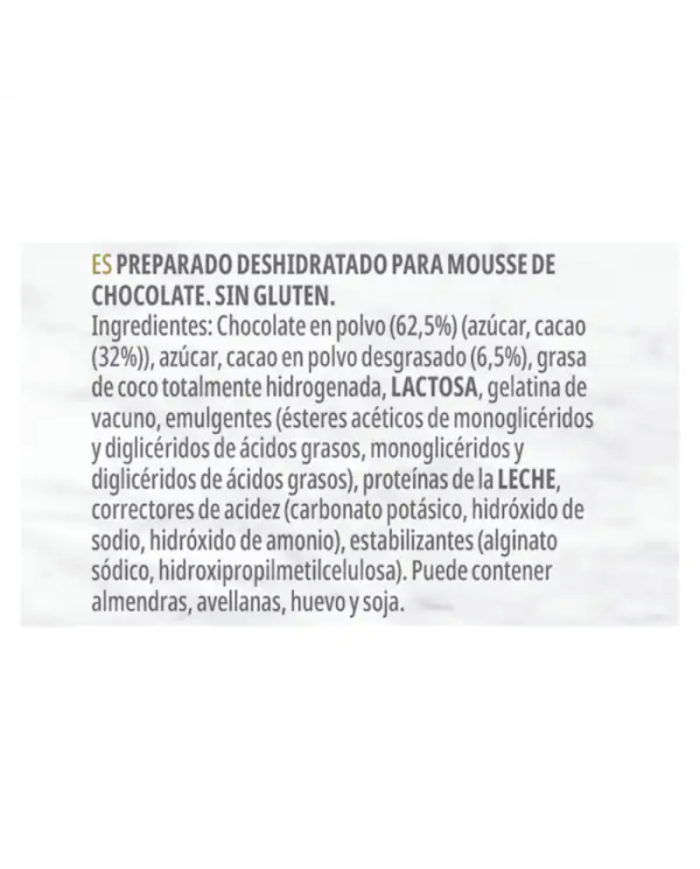 Carte D´or Mousse Chocolate caja 720 gramos