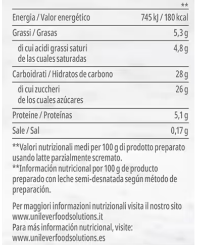 Carte D´or Mousse Café caja 750 g.