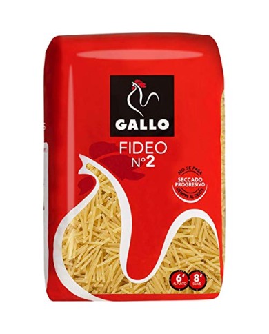 Gallo Fideo Nº2 bolsa 250 gramos caja 24u.