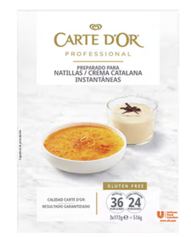 Carte D´or Natillas / Crema Catalana caja 516 g.