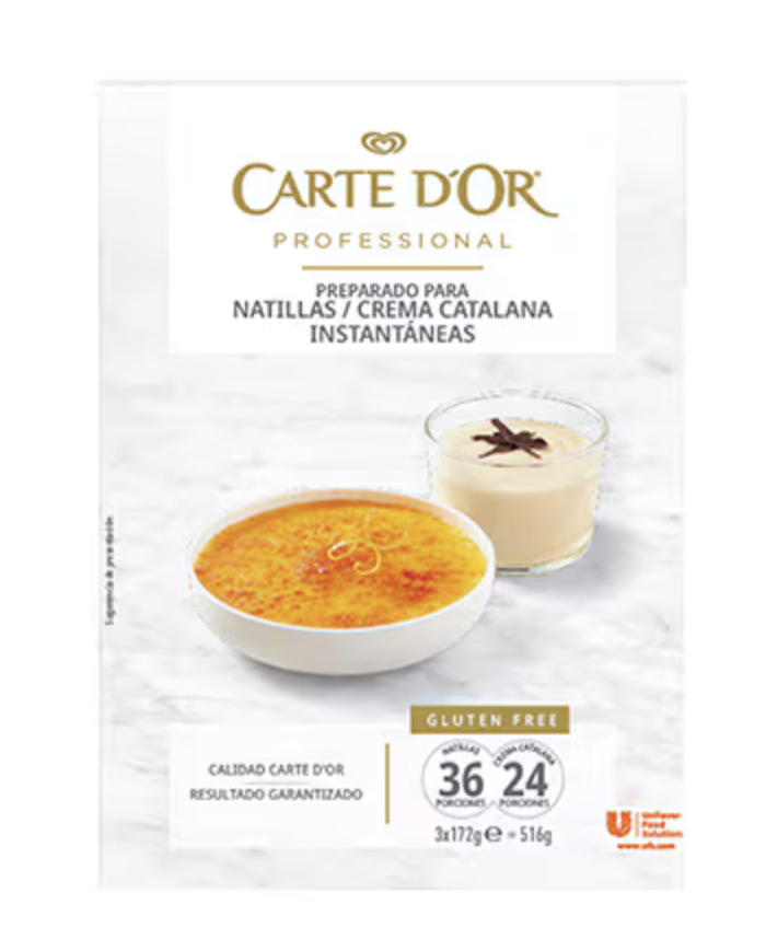 Carte D´or Natillas / Crema Catalana caja 516 g.