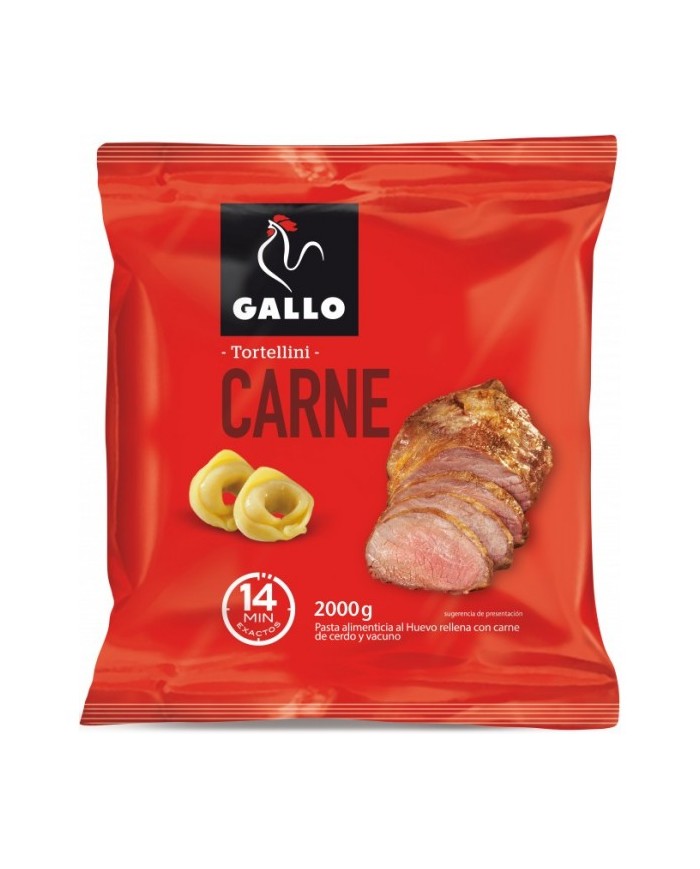 Gallo Tortellini Carne bolsa 2 Kg.