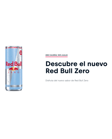 Red Bull Zero original lata 250 ml. C/24